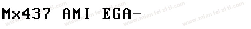 Mx437 AMI EGA字体转换